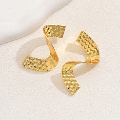 Middle Eastern Alloy Geometric Twist Stud Earrings&nbsp;BY5819