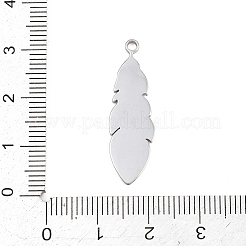 304 Stainless Steel Pendants&nbsp;SA-CBA038A-02P