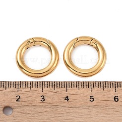 Ion Plating(IP) 316 Stainless Steel Spring Gate Rings&nbsp;STAS-M296-01G-C