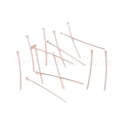 Brass Flat Head Pins&nbsp;X-KK-WH0058-03B-RG