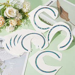 Waterproof PVC Flower Pattern Classical Guitar Sound Hole Ring Mouth Wheel Sticker&nbsp;DIY-WH20058-13B