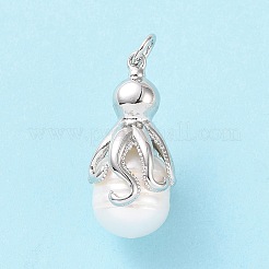 Shell Pearl Pendants&nbsp;KK-C004-10P