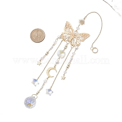 Stainless Steel Butterfly Pendant Decorations&nbsp;HJEW-JM02041