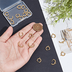 20Pcs Brass Hoop Earring Findings&nbsp;KK-UN0005-70