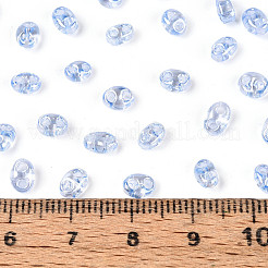Transparent Colours Luster Glass Seed Beads&nbsp;SEED-N008-09A