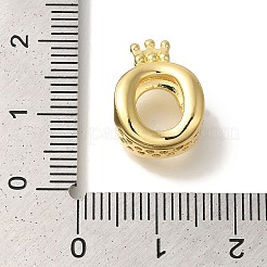 Rack Plating Brass European Beads&nbsp;KK-U019-05G