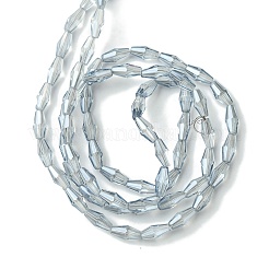 Transparent Electroplate Glass Beads&nbsp;X1-GLAA-K064-05A-PL03