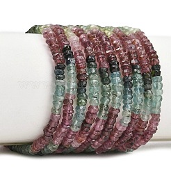 Gradient Color Natural Multicolor Tourmaline Beads Strands&nbsp;G-Z152-D01-01