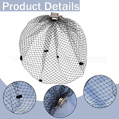 Polyester Mesh Bridal Veils&nbsp;AJEW-WH0470-10B