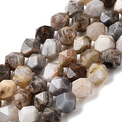 Natural Bamboo Leaf Agate Beads Strands&nbsp;G-Z119-A27-03