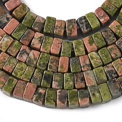 Natural Unakite Beads Strands&nbsp;G-A280-C10-01