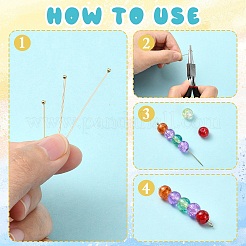 50Pcs 304 Stainless Steel Ball Head Pins&nbsp;STAS-YW0002-87