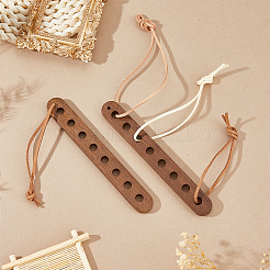 2Pcs 30CM Flat Suede Cord&nbsp;WCOR-FH0001-01