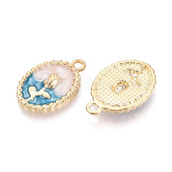 Alloy Enamel Pendants&nbsp;ENAM-N069-03KCG