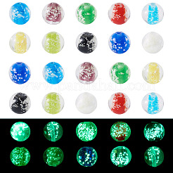 50Pcs Handmade Luminous Lampwork Beads&nbsp;LAMP-TA0002-13