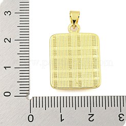 Rack Plating Brass Pendants&nbsp;KK-U021-12G-01