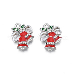 Rack Plating Alloy Enamel Pendants&nbsp;ENAM-N055-143P