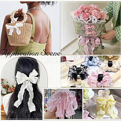 3 Rolls 3 Styles Polyester & Linen Ribbon for Sewing Decoration&nbsp;OCOR-CY0003-65