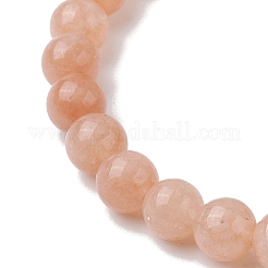 Cute Rabbit Shell & Natural Mixed Gemstone Beaded Stretch Bracelets for Women&nbsp;BJEW-JB11040