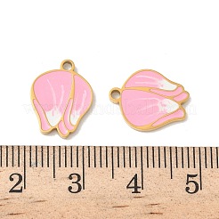 304 Stainless Steel Enamel Pendants&nbsp;STAS-I351-10G