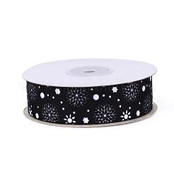 Single Face Printed Polyester Grosgrain Ribbons&nbsp;SRIB-Q019-J001