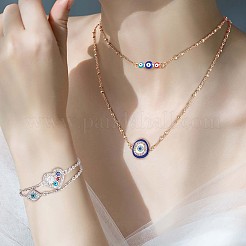 20Pcs Alloy Eye Charm Connector Assorted Evil Eye Connector Mixed Shape Eye Charm Pendant for Jewelry Necklace Bracelet Earring Making Crafts&nbsp;JX219A
