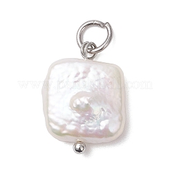 Natural Nucleated Pearl Keshi Pendants&nbsp;PALLOY-JF04626-02