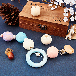 Unfinished Natural Wood Beads&nbsp;WOOD-PH0009-03