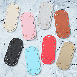 8Pcs 8 Colors Imitation Leather Bag Bottoms&nbsp;FIND-BBC0004-55