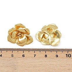 Brass Stud Earrings&nbsp;EJEW-S277-08G-B