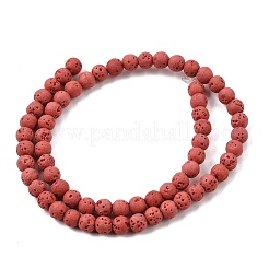 Dyed Synthetic Lava Rock Beads Strands&nbsp;GG-CBAAE19-06A-04