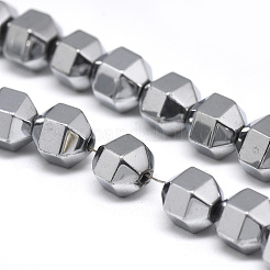 Electroplate Non-magnetic Synthetic Hematite Beads Strands&nbsp;G-T061-31A