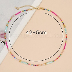 Glass Seed Beaded Necklaces for Women&nbsp;LO6603