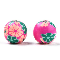 Handmade Polymer Clay Beads&nbsp;CLAY-T020-39D