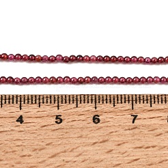 Natural Garnet Beads Strands&nbsp;G-N0213-04-2mm