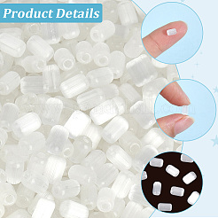 600Pcs Drawbench Style Glass Seed Beads&nbsp;SEED-PA0001-25B