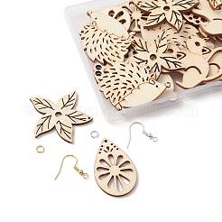 DIY Thanksgiving Day Earring Making Kit&nbsp;WOOD-FS0001-06