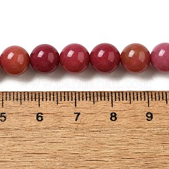 Dyed Natural Malaysia Jade Beads Strands&nbsp;G-G021-02B-19