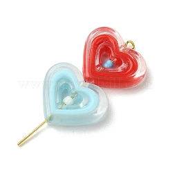 30Pcs 6 Colors Acrylic Beads&nbsp;SACR-YW0001-61