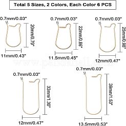 304 Stainless Steel Hoop Earring Findings&nbsp;STAS-UN0016-77