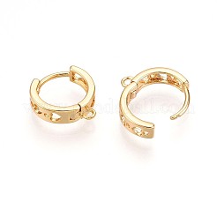 Brass Hoop Earring Finding&nbsp;KK-N261-29G