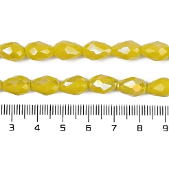 Opaque Solid Color Electroplate Glass Beads Strands&nbsp;EGLA-N013-P4mm-B06