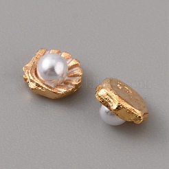 Alloy Enamel Cabochons&nbsp;MRMJ-WH0064-46B