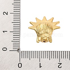 Rack Plating Brass with Cubic Zirconia Beads&nbsp;KK-S406-13G