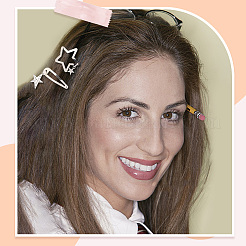 10pcs Iron Alloy Snap Hair Clips&nbsp;PHAR-CP0001-25