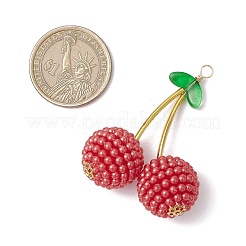 ABS Plastic Imitation Pearl Pendants&nbsp;PALLOY-JF03836