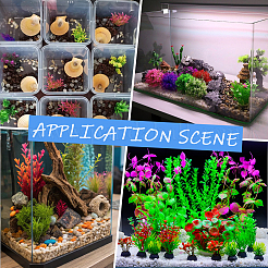 57Pcs 19 Styles Plastic & Resin Sea Grass Display Decorations&nbsp;DJEW-BM0001-01B