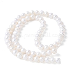 Natural Cultured Freshwater Pearl Beads Strands&nbsp;PEAR-I007-07O-06A