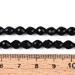 Natural Black Onyx(Dyed & Heated) Beads Strands&nbsp;G-T142-88