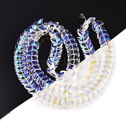 Electroplate Glass Beads Strands&nbsp;EGLA-T021-07C